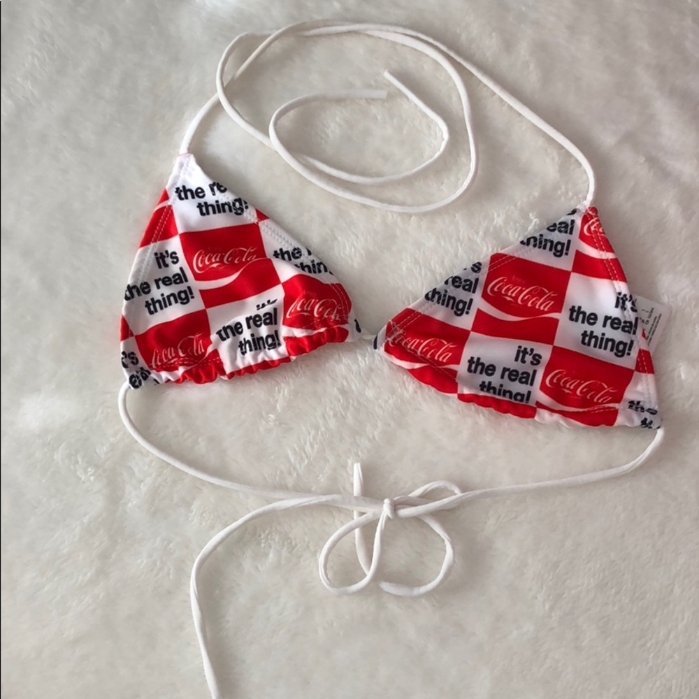 forever 21 coca cola bikini top